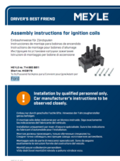 Assembly instructions for ignition coils